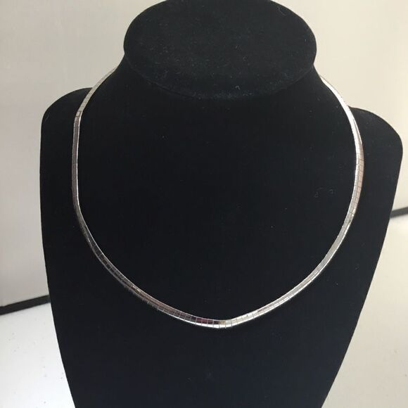 2028 Silver Dipped Cobra Chain Necklace (G2) - Picture 1 of 7